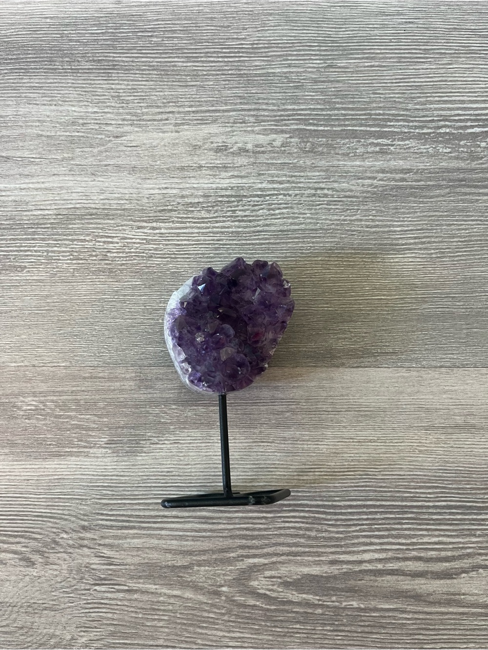 Brazilian Amethyst Rock on Stand